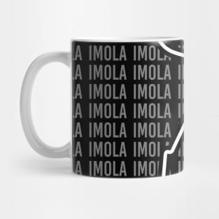 Imola - F1 Circuit - Black and White Mug